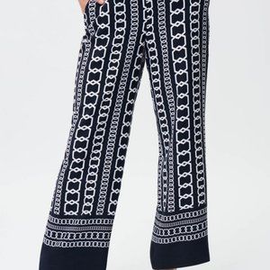 Midnight Blue Design Pant by Joseph Ribkoff